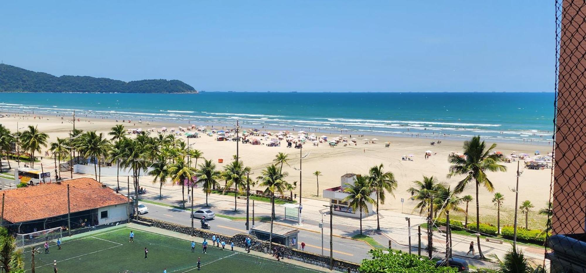 Apto Frente Mar Em Praia Grande Exteriér fotografie